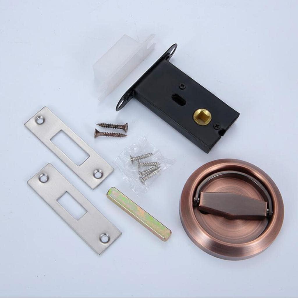 Stainless Steel Hidden Door Locks Cabinet Furniture Invisible Locks Brown