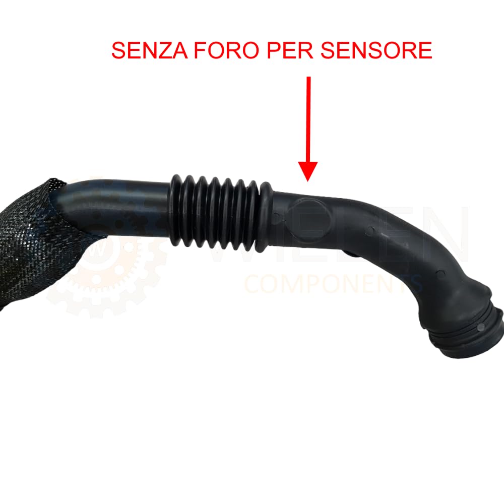 WIELEN COMPATIBILE CON MANICOTTO INTERCOOLER TUBO ARIA PER RENAULT KANGOO 1.5 dCi 8200874705 8200875380