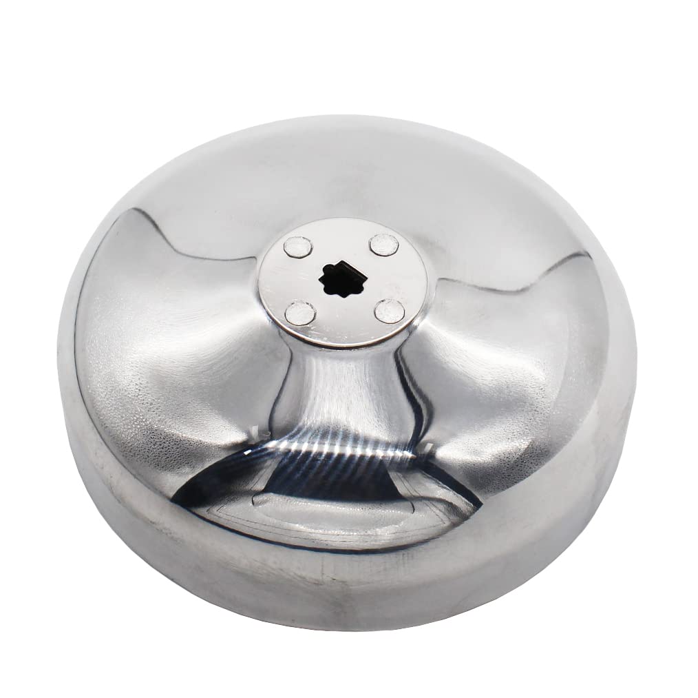 LEONARK Foil Epee Saber Alternative Sword Guard Insulated Aluminum Standard Guard (Epee Guard, Silver)