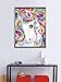 CANDYL Paint by Number Unicorn Pony DIY Oil Painting Paint by Number Kit for Kids Adults Canvas Painting by Numbers Arts Craft for Home Wall Decoration Paint by Number Unicorn Colorful Horse 16x20 Inc