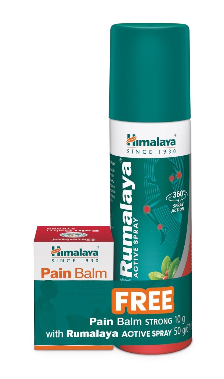 Rumalaya Active Spray 50 g with Pain Balm 10 g Free
