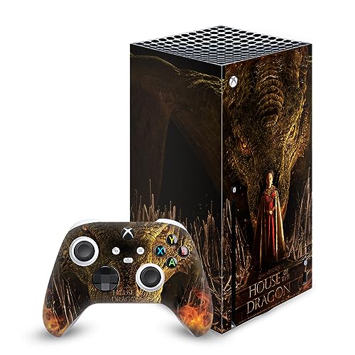 Skin Vinyle Xbox Series X House Of The Dragon aux finitions graphiques précises