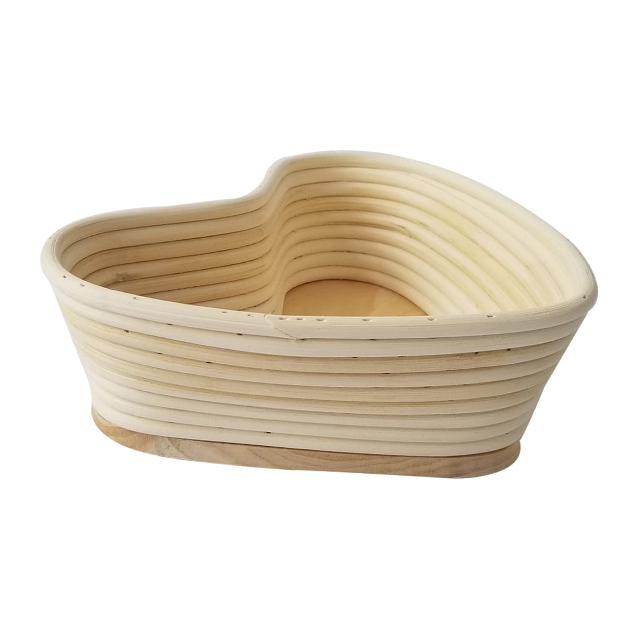 Alipis Unbleached Heart Shape Vine Proofing Basket Natural Baking Accessory for Dough Khaki for Artisan Bread Sourdough Home Baking Enthusiasts