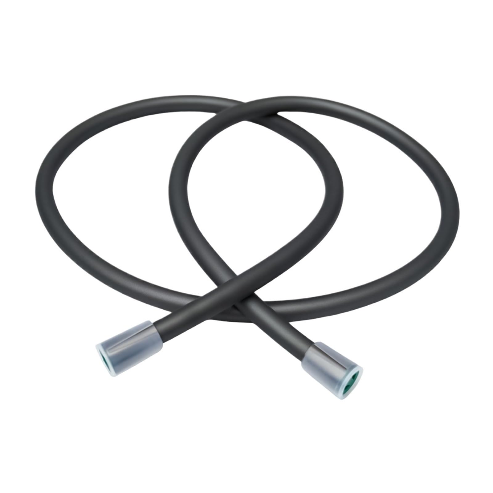 Food Grade Silicone Shower Hose Ultra-Soft 1.5/2M White Flexible Shower Head Tube Explosion-Proof Plumbing(Grey-1.75M)