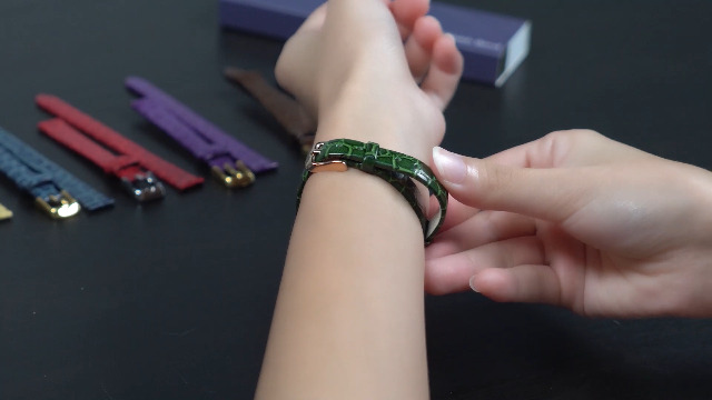 Bracelets Montre Cuir BISONSTRAP - Motif Crocodile - Boucle Acier Inox - Tailles 10mm à 20mm