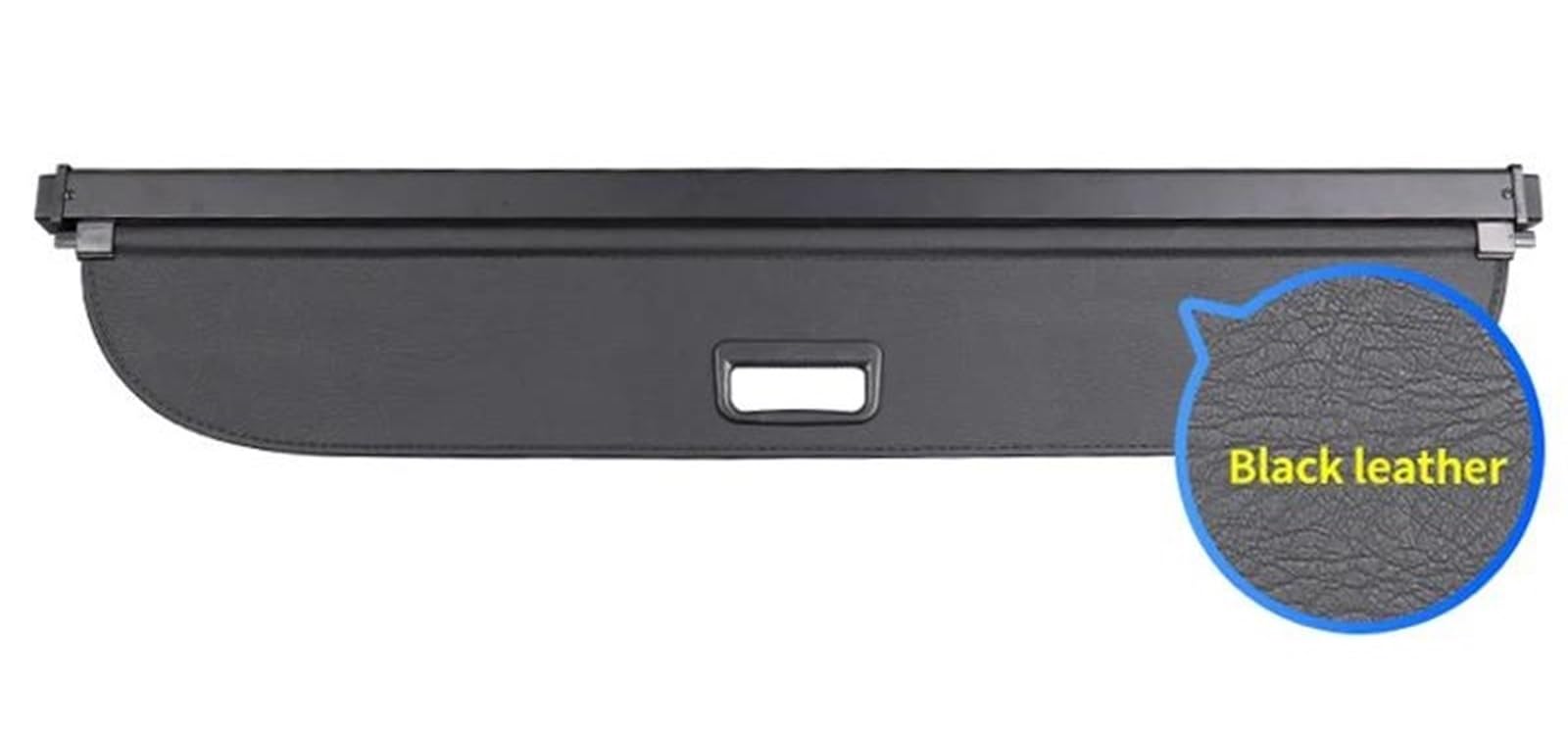 Cubierta Carga para Jeep para Wrangler JL 4 2018-2023 Cubierta De Carga Maletero Retráctil Estante para Paquetes Escudo Anti-Peeping Privacidad Cortina privacidad Tablero Divisor(Cuero)