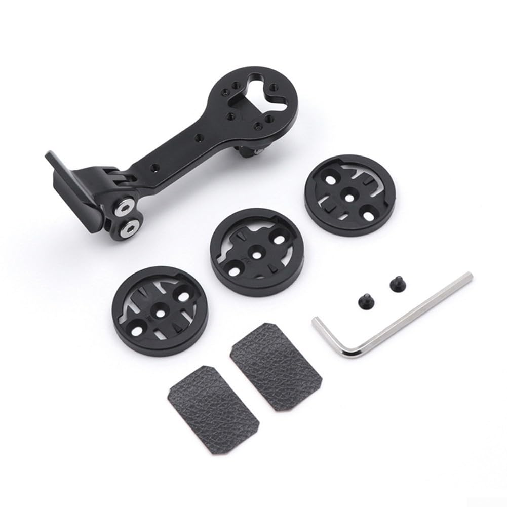 Supporto per computer da bici per BMC compatibile con Garmin per Brayton per WAHOO Supporto adattatore in alluminio leggero accessorio da ciclismo per fissaggio dispositivo (A)