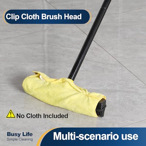 Yocada Gummibesen zur Tierhaarentfernung, 2-in-1-Bodenbürste mit Rakel, Teppichrechen, 146,1 cm Langer Griff, Fellbesen für Teppich, Hartholz, Bodenfliesen – Bild 5