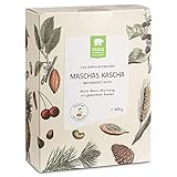 taigavita direkt Dinkelflocken* gekeimt, Gerstenflocken* gekeimt, Buchweizen* gekeimt, Haferflocken* gekeimt, Leinsaat* gekeimt und geschrotet. * aus kontrolliert biologischem Anbau