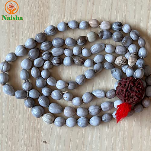 NAISHA Gaumukhi Jaap Mala & Vaijanti Mala 108 Beads Krishna japa Mala Necklace For Men & Women, Pack of 2 - Image 3