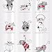 Tatkraft Funny Cats Peva Vinyl Shower Curtain Liner 180X180cm Waterproof 12 Shower Rings Hooks