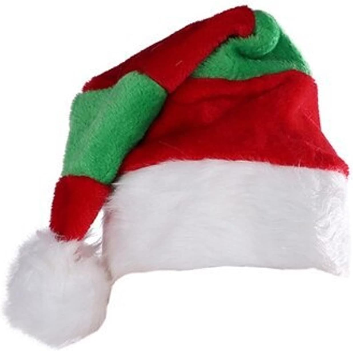 Plush Christmas Hat For Adult Elf Hat for Christmas Holiday Party Decoration Xmas Classic Dress up