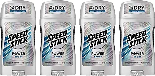 speed stick power anti-perspirant deodorant unscented 3 oz (pack of 4)
