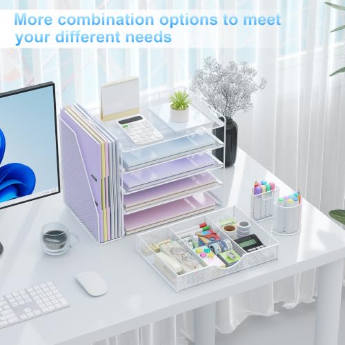 Image of gianotter 5-Tier Desk Organizer with Drawers and File Holders