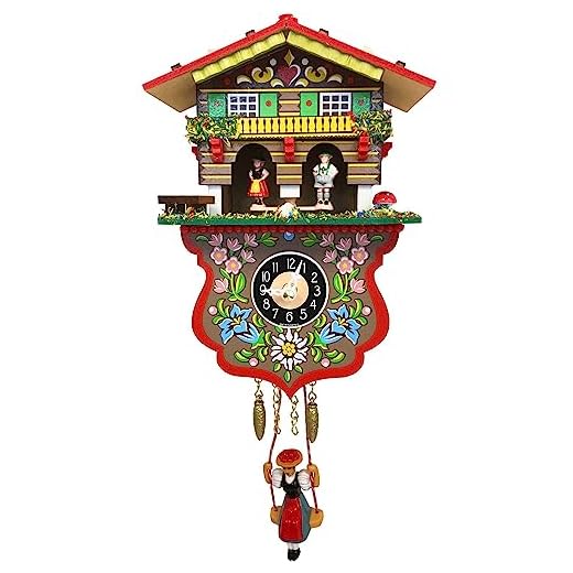 Boy and Girl Weather House Cuckoo Clock