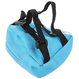 Toyvian 透明窓付き小さめドールバックパック ファスナー開閉 軽量広肩ストラップ 女子通園バッグ 多目的収納 人形おもちゃ用 学校旅行買い