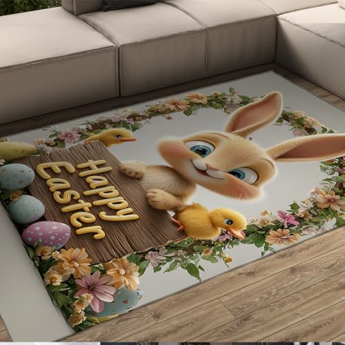 Tapis de salon antidérapant résistant aux enfants et animaux - 3