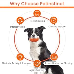   Dog-Toys-Rugby-Squeaky-Dog-Toys-for-Aggressive-Chewers-Rubber-Tough-Dog-Toy-Ball-Durable-Football-Dog-Toys-for-Small-Medium-Large-Dog-Breeds-Dog-Chew-Toys-Orange