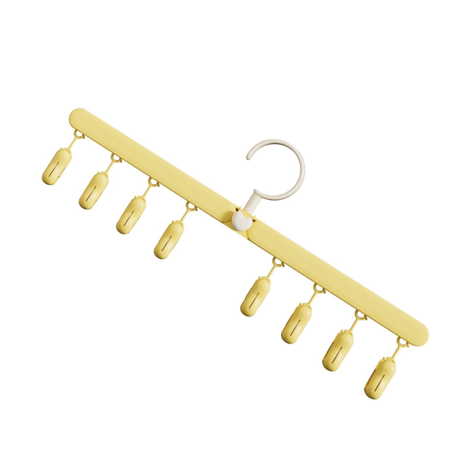 Xjdzineq Portable Folding Drying Rack Baby Clothes Hanger Multifunctional Nonslip Sock Clip Foldable Underwear Clothespin Foldable Clothespin