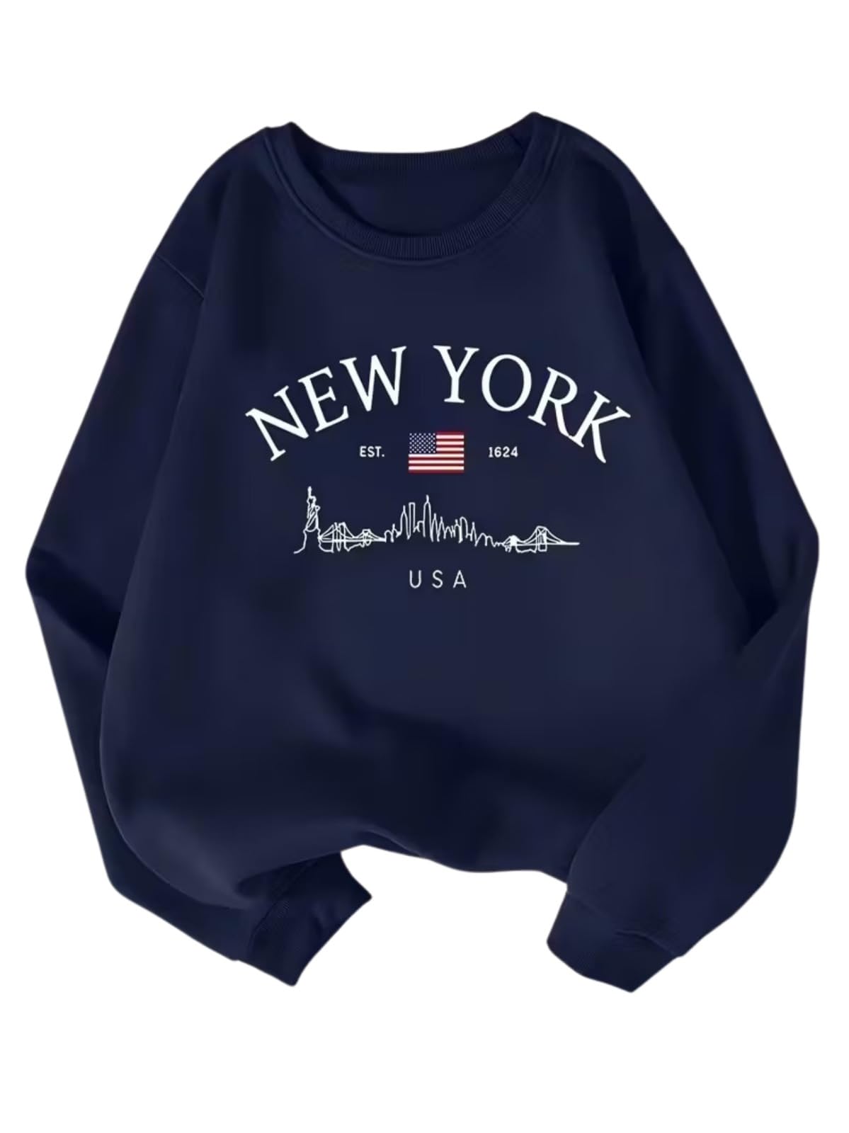 sky magic Women Oversized Casual Loose Fit Winter Wear Sweatshirt | Soft Warm Winter Pullover | Fleece Crew Neck Sweatshirt for Women & Girls-picture-25