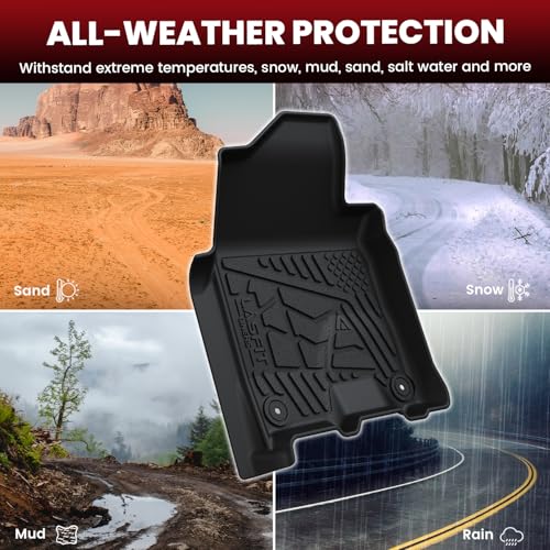 Image of LASFIT Floor Mats for RAM 2500 /3500 Crew Cab 2019-2026 2027 Bucket Seat
