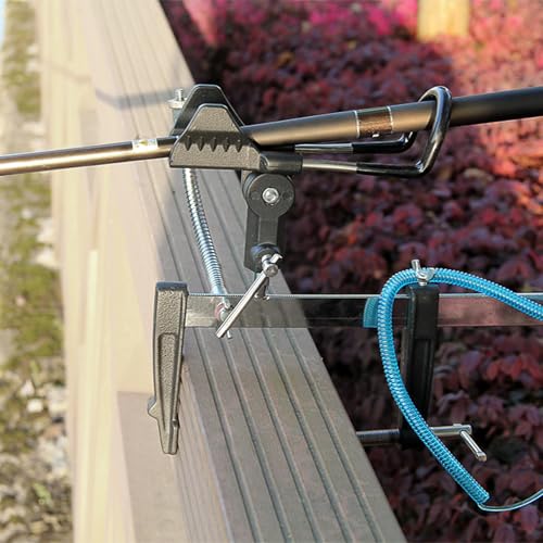 Support de canne à pêche multifonction en métal Healvian 30 cm réglable - 4