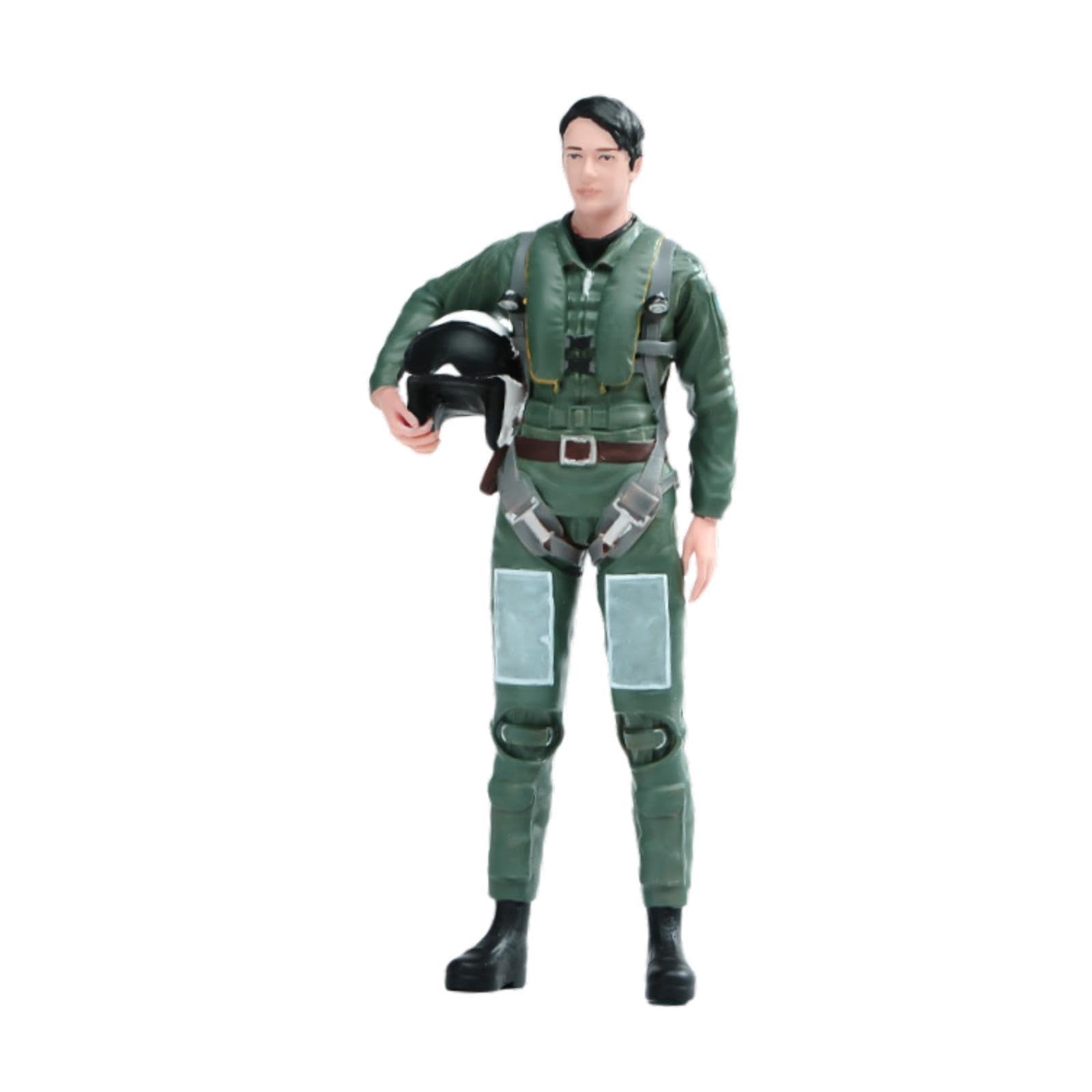 Miniaturfigur 1/24 Maßstab Officer Mini Resin Modell Diorama Sammlerfigur Authentischer Look Präzise für Sammler Regal Dekoration, Male