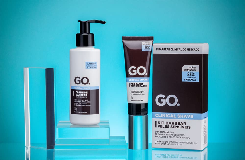 GO. Man Kit Barbear Pele Sensíveis Clinical Creme E Pós-Barba Cicatrizante Anti Foliculite Pelo Encravado Irritação Go Man em promoção! Veja a oferta e mais achadinhos de Pré e Pós Barbear 6 Hoje é o melhor dia para comprar GO. Man Kit Barbear Pele Sensíveis Clinical Creme E Pós-Barba Cicatrizante Anti Foliculite Pelo Encravado Irritação Go Man com aquele preço maroto! Promoção! Aproveite a oferta! 6