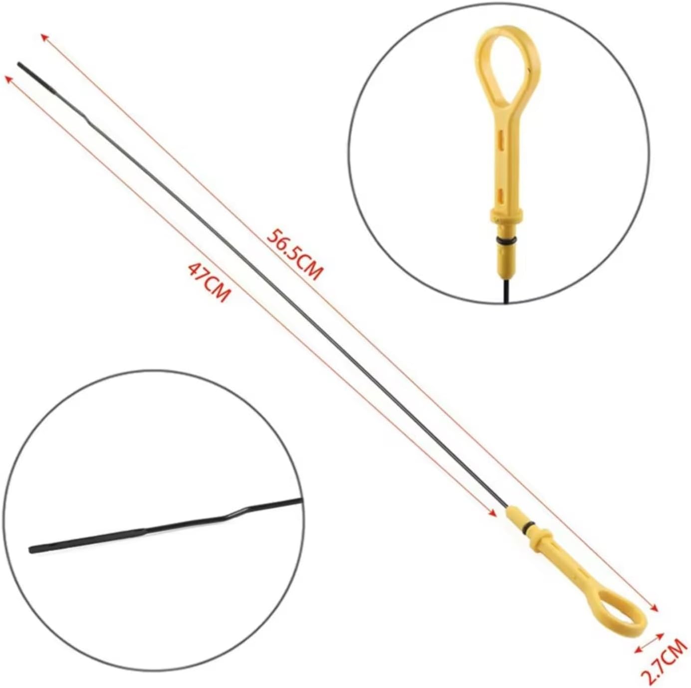 Engine Oil Measuring Rod Compatible With Kia For Niro 2017 2018 2019 2020 2021 Car Engine Oil Dipstick Fluid Level Measure Tool Replacement 2661103HA0