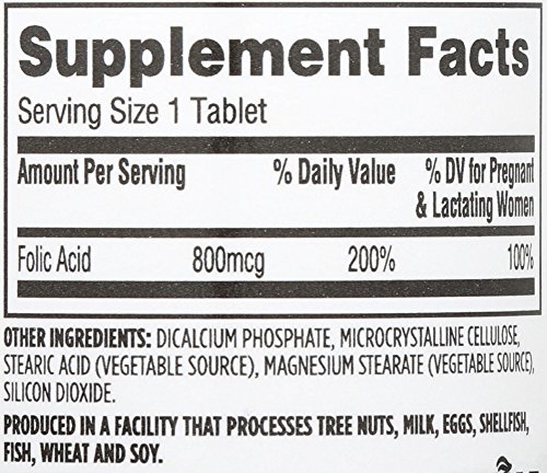 365 by Whole Foods Market, Folic Acid 800mcg, 250 ct