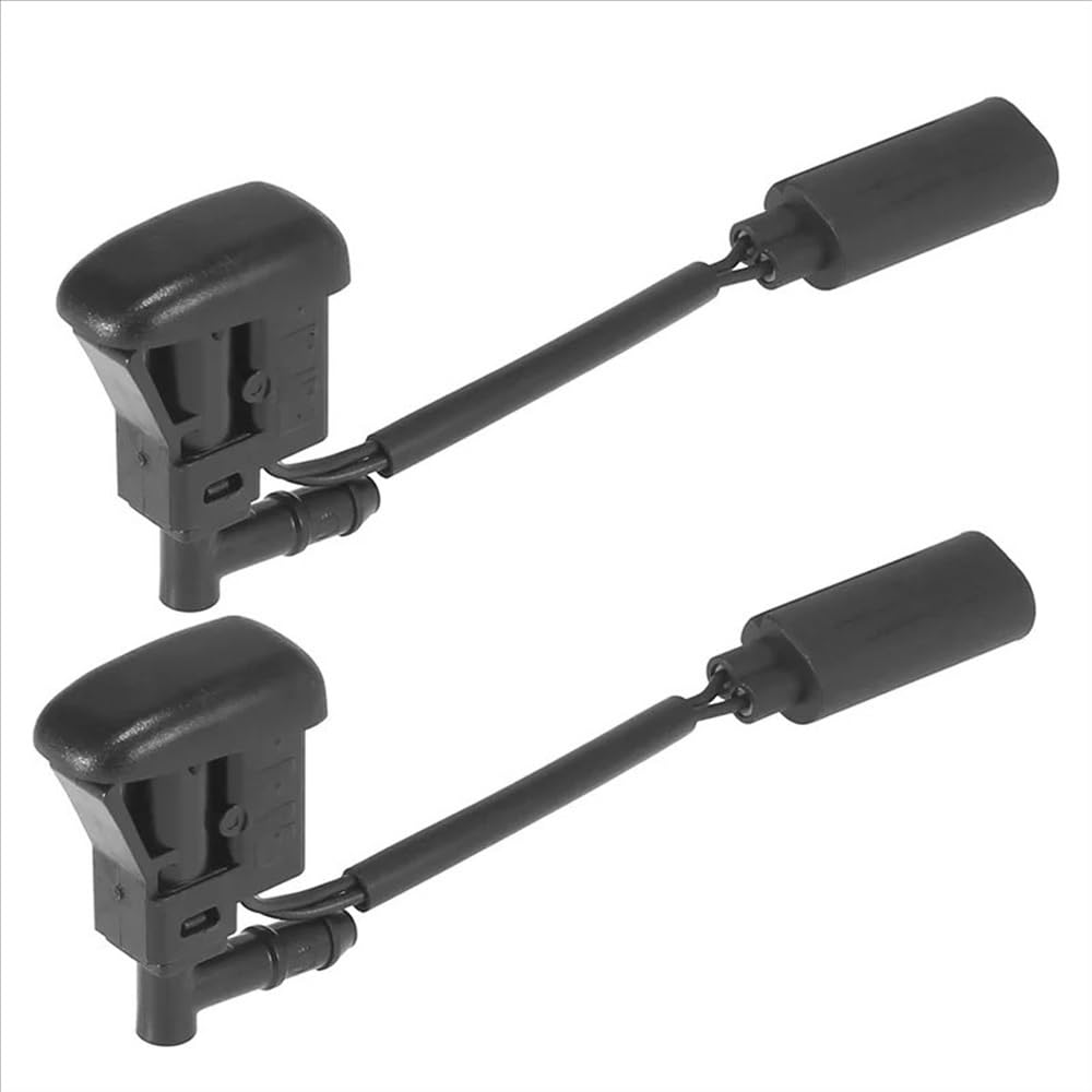 Accessori per Auto Compatibile con BMW Serie 1 per E81 E82 E87 X3 E83 X5 E53 Z4 E85 E86 Ugello Spruzzatore Lavavetri Riscaldato per Parabrezza 1 Paio 61667110851