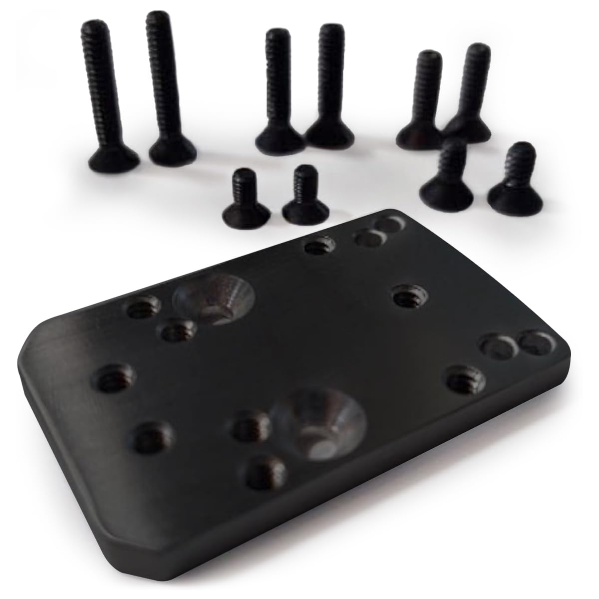 Ade Advanced OpticsUniversal Plate for Converting Trijicon RMR/SRO Footprint to Vortex Venom/Burris Fastfire/Shield RMS Footprint Converter Adapter Plate