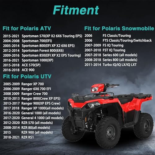 Image of T-Map Sensor Air Flow Sensor Compatible with Polaris Series 570 700 800 900 General Ranger RZR ACE Snowmobile FS /FST RMK Switchback Intake Air Pressure Temperature Sensor Replace# 2411528