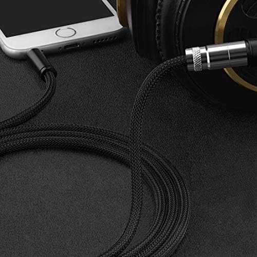 Geekria Apollo Audio Cable Compatible with AKG K702, K271, K240, Q701, Beyerdynamic DT1990Pro DT1990 DT1770, 3.5mm to Mini-XLR Replacement Headphones Cord for Hi-Res Audiophile, HiFi Headset (5ft)