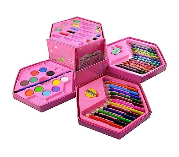 GALENO Colors Box Color Pencil,Crayons,Water Color,Sketch Pens Set For 3-8 Years Old Kids Boys&Girls (46 Piece),Multicolor (46 COLOR) (B0CR7RJBZJ) Amazon Price History, Amazon Price Tracker