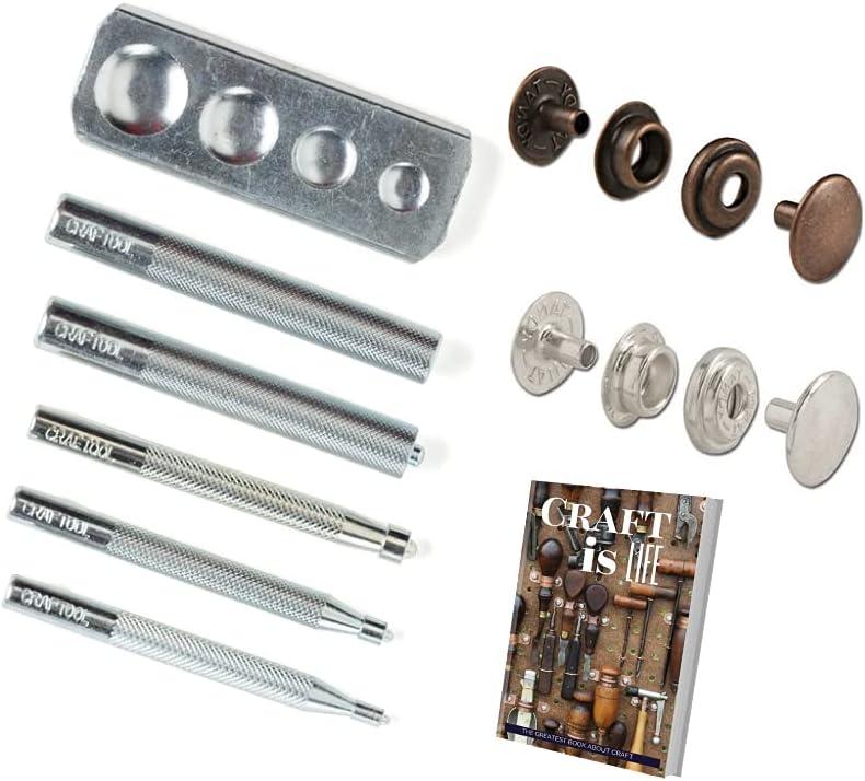 Generic Tandy Leather Snap Setter Leather Working Tool Kit