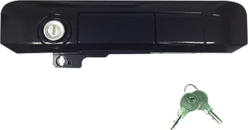 Pop & Lock Cerradura manual de puerta trasera para Toyota Tacoma, Negro Arena Perla