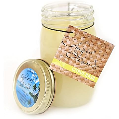 Secrets of the Islands - Citrus Basil Salt Scrub (16 oz) Cover