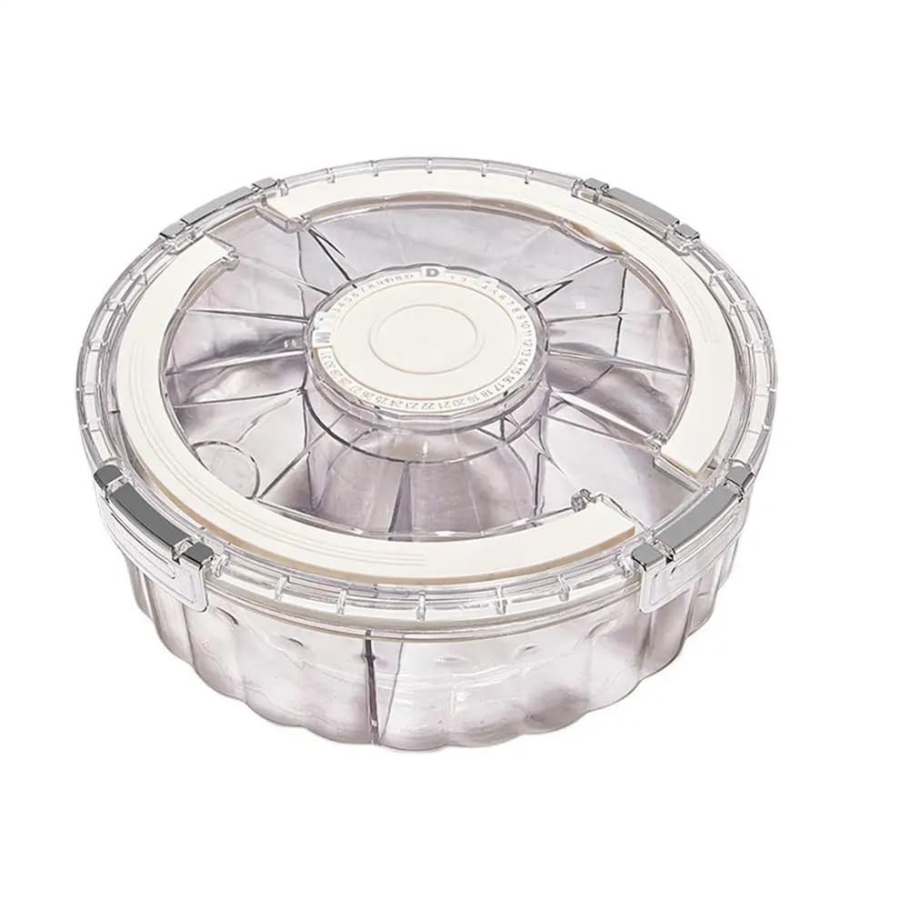 CTRLZS Multifunction Food Storage Tray with Lid Food Containers Tray to Keep for Nuts and Candy Dried Fruit Snack Plate Serving