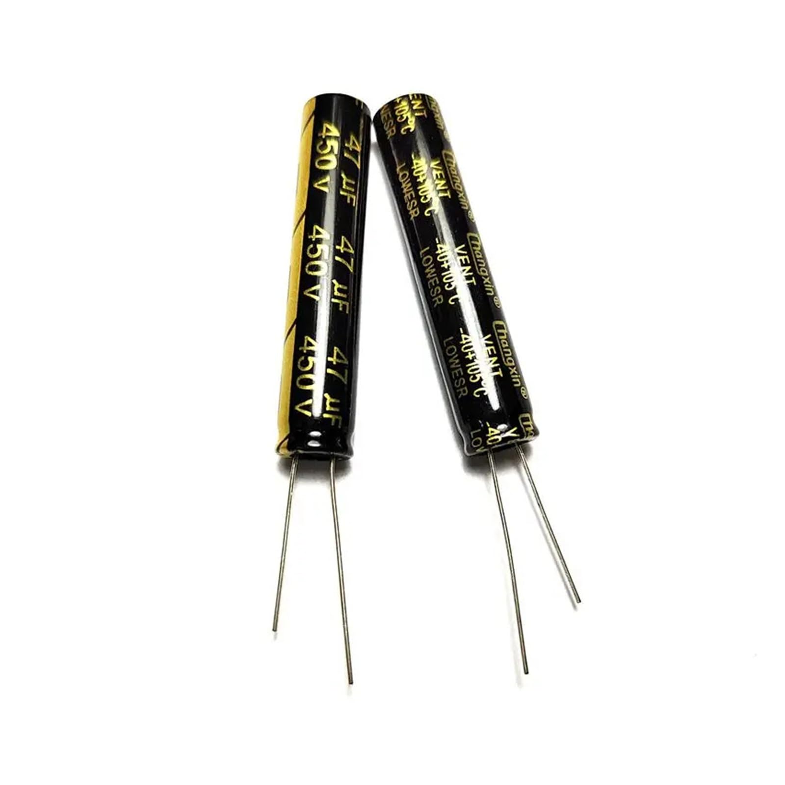 Condensateur 47uF 450V électrolytique alu 47MFD composant électronique radial 10x50mm