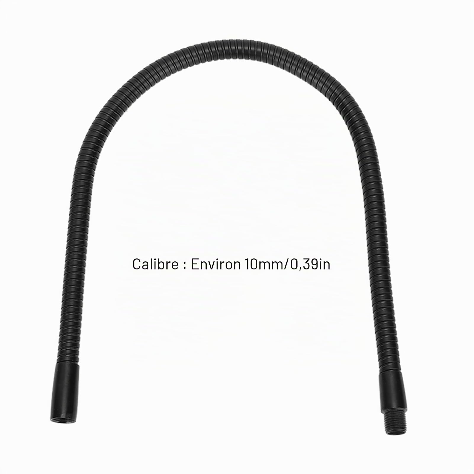 Tuyau de Lampe à Col de Cygne Tuyau de Lampe Flexible Universel Réglable 4 Pièces pour Luminaire (45cm)