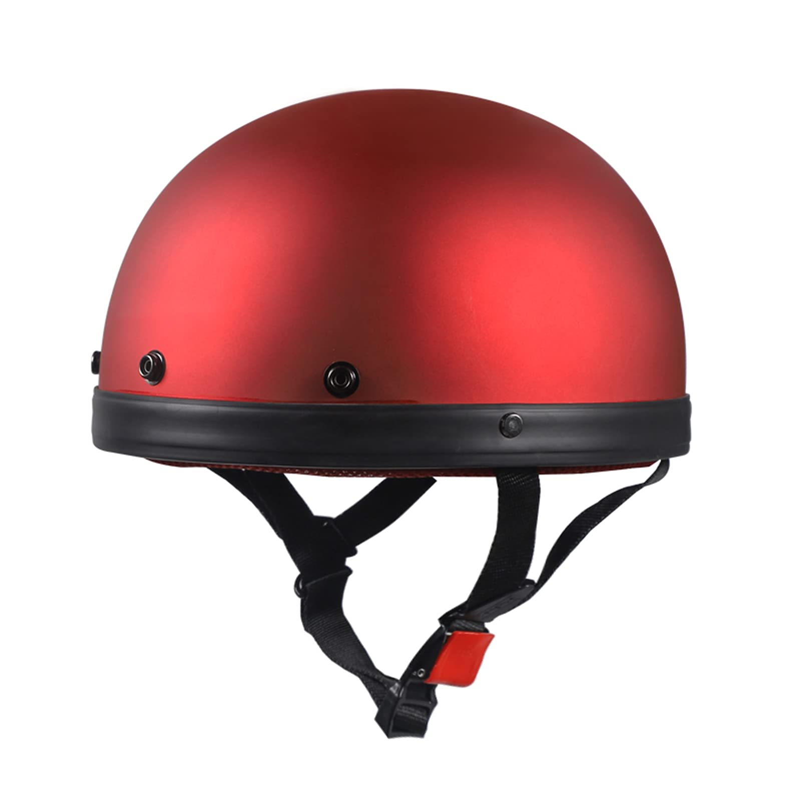 SDKUing Motorcycle German Style Helmet for Men, Retro Open-Face Helmet Vintage Half Helmet for Women, DOT Approved Jet Helmet Motor Helmet Scooter Helmet Chopper Helmet Brain-Cap, 55-62CM