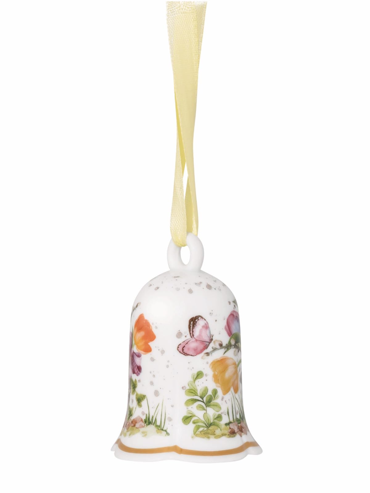 Hutschenreuther Multicolor Porcelain Blossom Bell 2026 Porcelain Stool For Hanging Diameter 5 Cm X H 7 Cm Collection Edition Easter Porcelain Multi-Coloured Spring Boat Motif Gift Box