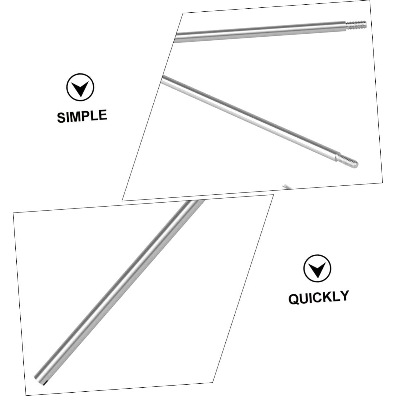 TOYANDONA 4sets Accessori Per Riparazione Sax Kit Completo Di Viti e Aste Filettate Per Strumenti Fiato