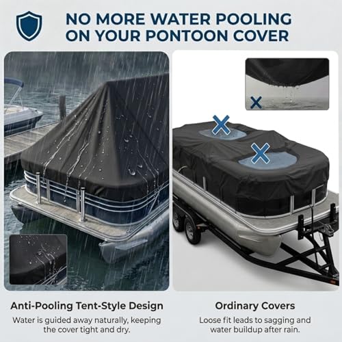 Navoriá Pontoon Cover with Poles