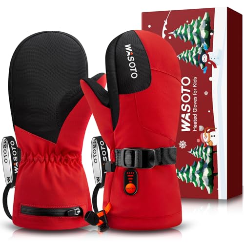 WASOTO Heated Mittens for Kids