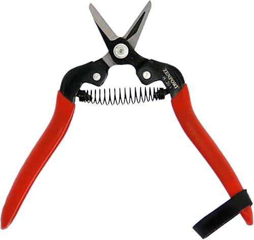 Zenport H301 Harvest Shear hoja corta de acero al carbono color naranja