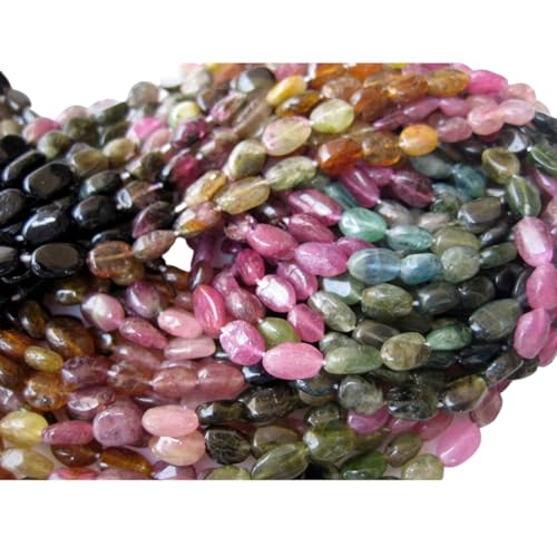 Pierre précieuse tourmaline : perles ovales d'exception pour vos créations de joaillerie unique