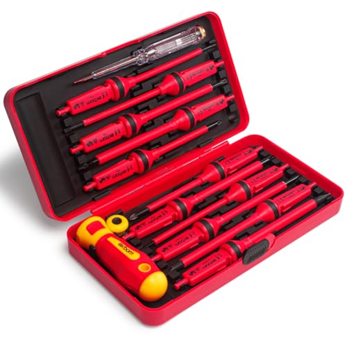 Jogo de Chaves Fenda Phillips e Torx Isolada 1000v Ponta Magnetizada