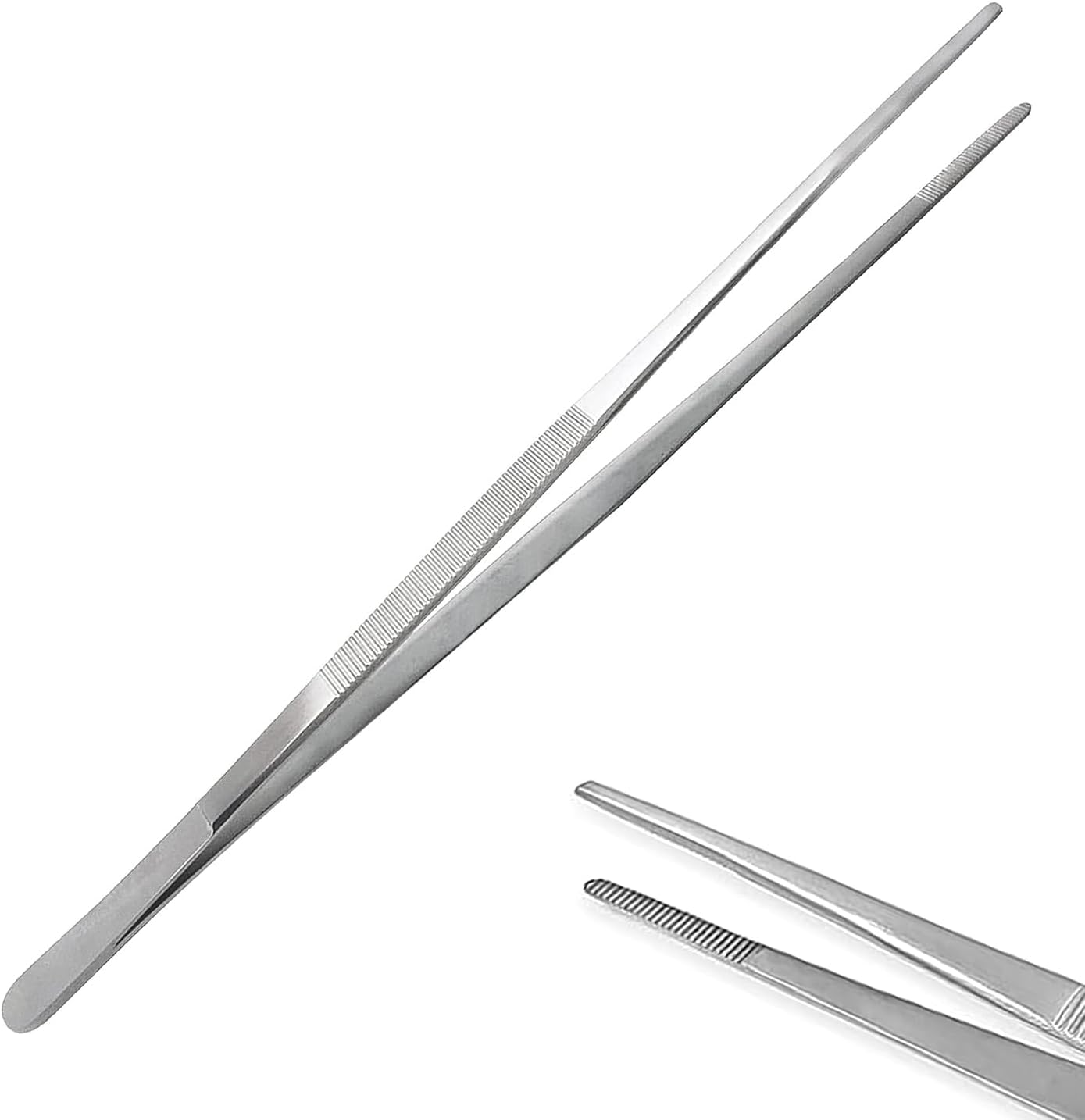 24" Tweezers (Herp Feeding Tool) Snake Reptile Stainless Steel for Educational Use